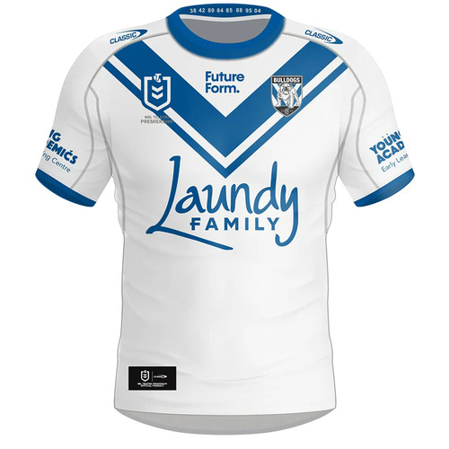 Canterbury Bulldogs NRL Home Jersey Kids Sizes 6-14! T4