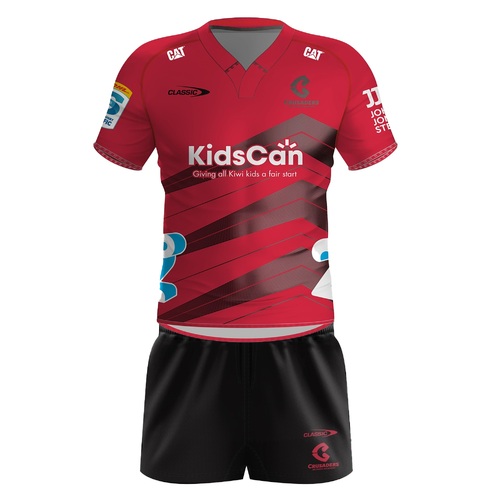 Canterbury Crusaders Super Rugby Classic Home Jersey Toddlers Infants Set Sizes 2-6! T4