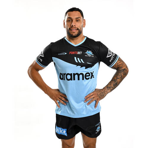 Cronulla Sharks NRL Classic Players Warm Up Tee Shirt Sizes S-7XL! T4