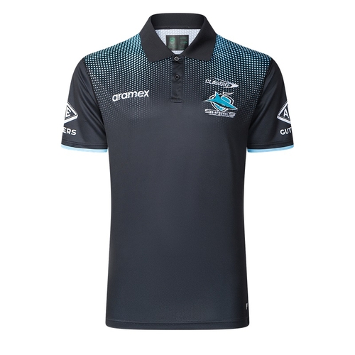 Cronulla Sharks 2025 NRL Classic Media Polo Shirt Sizes S-7XL!