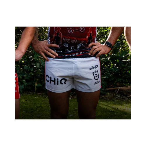 St George ILL Dragons NRL 2025 Classic Indigenous Shorts Sizes S-2XL!
