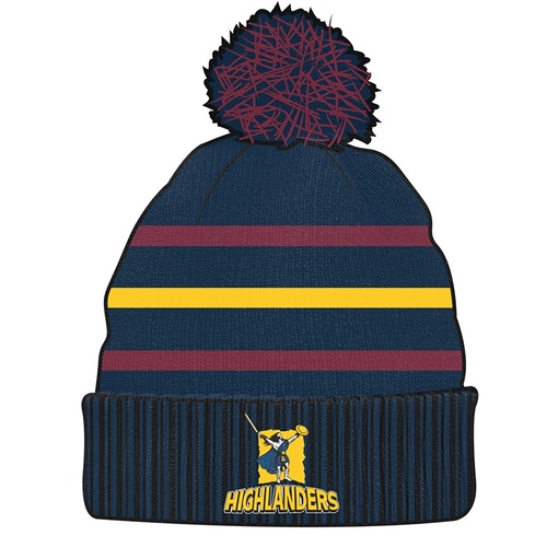 Otago Highlanders Super Rugby Classic Beanie! T4