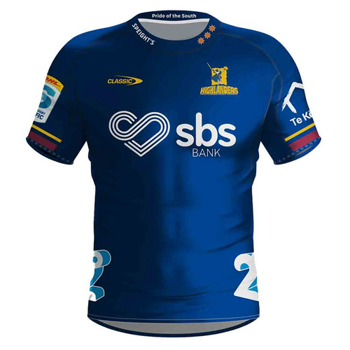 Otago Highlanders Super Rugby Classic Home Jersey Sizes S-7XL! T4