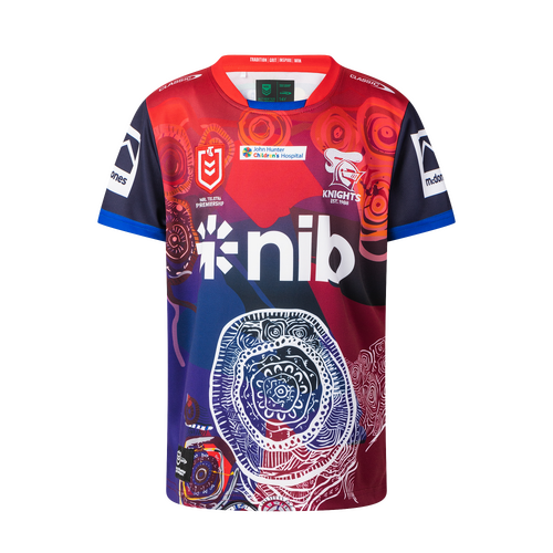 Newcastle Knights NRL 2025 Classic Indigenous Jersey Kids Sizes 6-14!