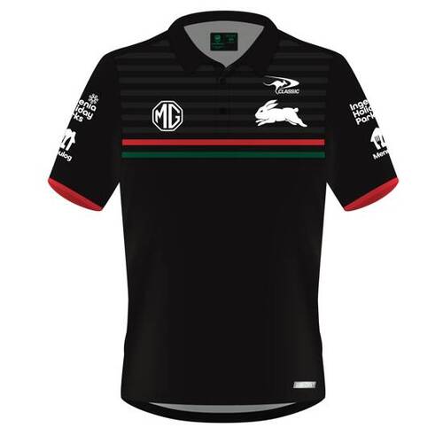 South Sydney Rabbitohs NRL Classic Players Polo Shirt Sizes S-7XL! T4