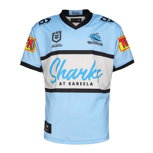 Cronulla Sharks NRL Dynasty Home Jersey Blue Size S-5XL! T1