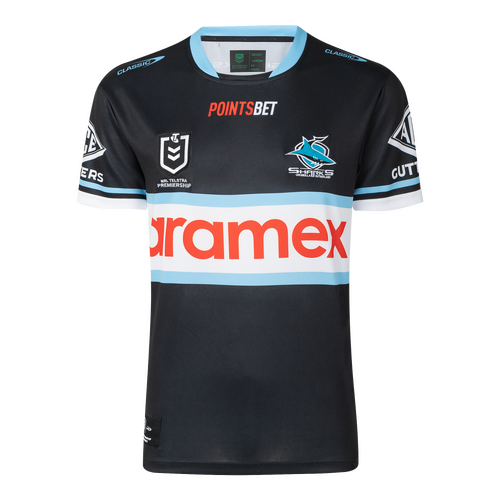Cronulla Sharks NRL Classic Away Jersey Sizes S-7XL! T3