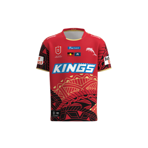 Redcliffe Dolphins NRL Classic Indigenous Jersey Adults Sizes S-7XL! T3