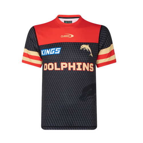 The Dolphins NRL Classic Warm Up Tee Shirt Sizes S-7XL! T3