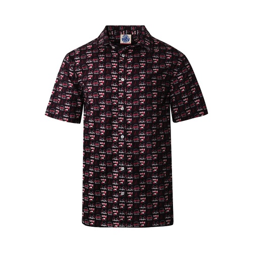 Essendon Bombers AFL Logo Hawaiian Button-Up Shirt Sizes S-3XL! S21