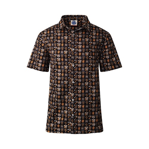 Richmond Tigers AFL Logo Hawaiian Button-Up Shirt Sizes S-3XL! S21