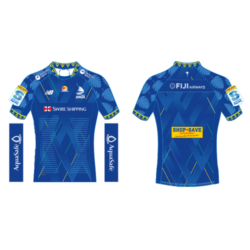 Fiji Drua Rugby 2025 New Balance Rugby Home Jersey Adults Size S-7XL!