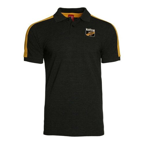 Richmond Tigers AFL Premium Retro Crest Polo Shirt Size S-3XL! S9