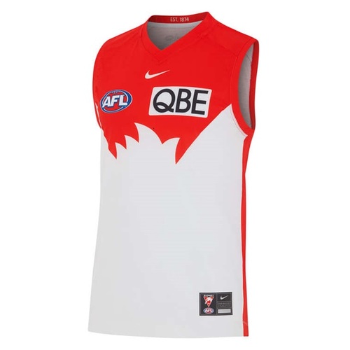 Sydney Swans AFL Home Guernsey Sizes S-3XL! T4