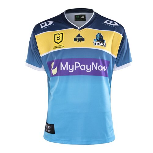 Gold Coast Titans NRL Dynasty Home Jersey Sizes S-7XL! T2