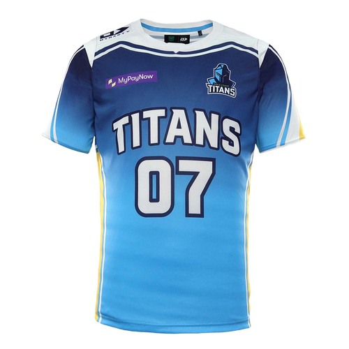 Gold Coast Titans NRL Dynasty Warm-Up Tee Shirt Sizes S-5XL! T2