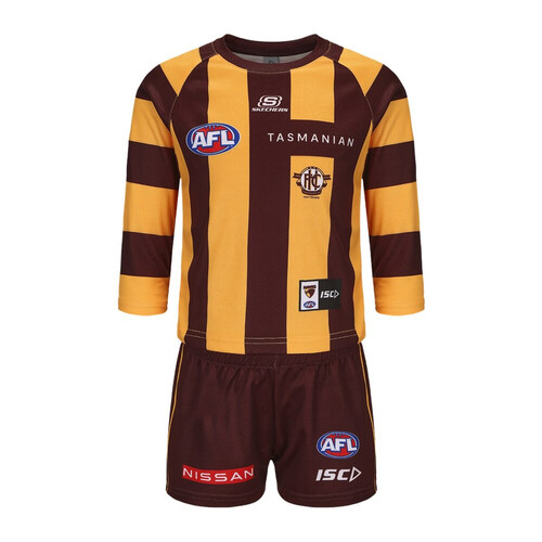 Hawthorn Hawks AFL ISC 2025 Home Guernsey Sizes Toddlers 0-4!