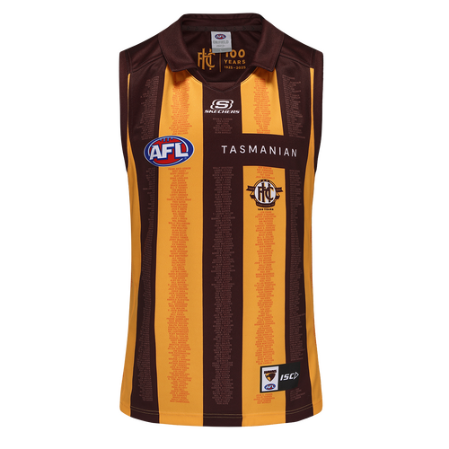 Hawthorn Hawks AFL ISC 2025 Centenary Guernsey Sizes S-7XL!