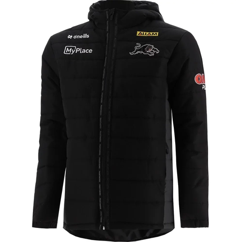 Penrith Panthers NRL 2025 O'Neills Hooded Padded Jacket Sizes S-7XL!