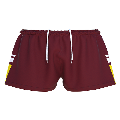 Brisbane Broncos Classic Hero Footy Shorts Size S-7XL