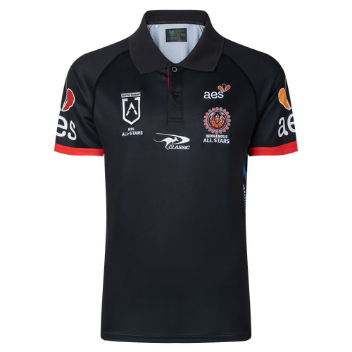IAS Indigenous All Stars Performance Polo Sizes S-7XL! T3