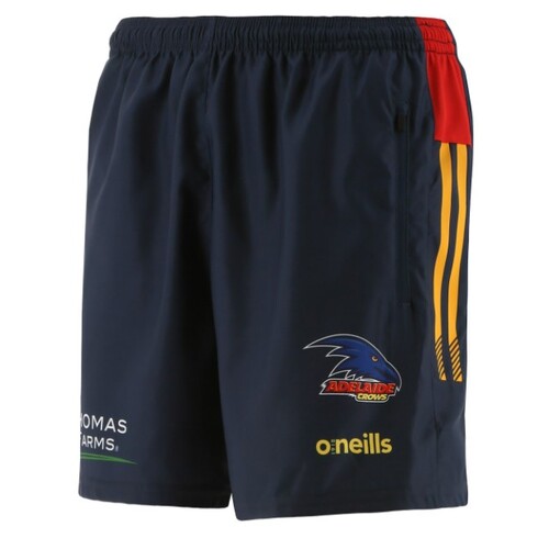 Adelaide Crows AFL O'Neills Walkout Shorts Sizes S-3XL! T3