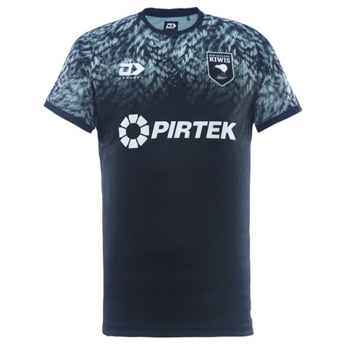 New Zealand Kiwis NRL 2025 Dynasty Silver Training Shirt Sizes S-7XL!