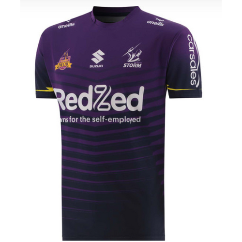 Melbourne Storm NRL O'Neills Players Warm Up Tee Sizes S-7XL! T4