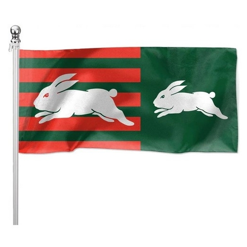 South Sydney Rabbitohs NRL Flag Pole Flag 90 cm by 180cm!