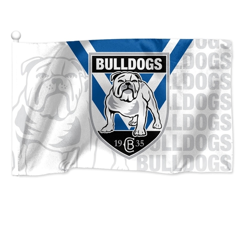 Official NRL Canterbury Bulldogs Children Kids Flag 30 x 48 cm (NO STICK/POLE)