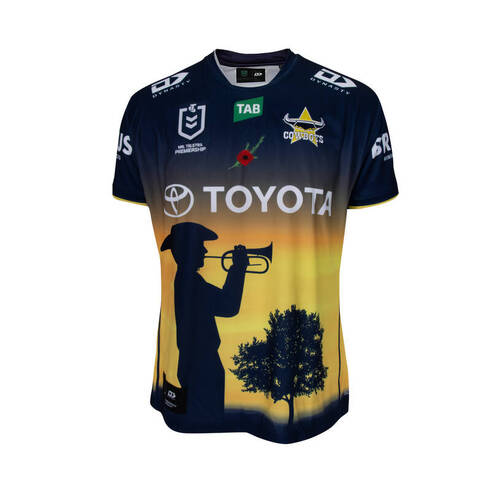 North Queensland Cowboys NRL Dynasty Defence Jersey Kids Sizes 6-16! T3