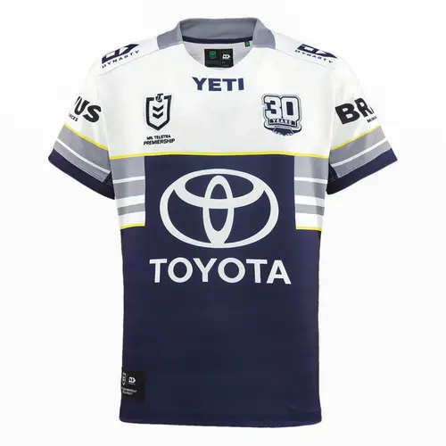 North Queensland Cowboys NRL Dynasty Away Jersey Sizes S-7XL! T5