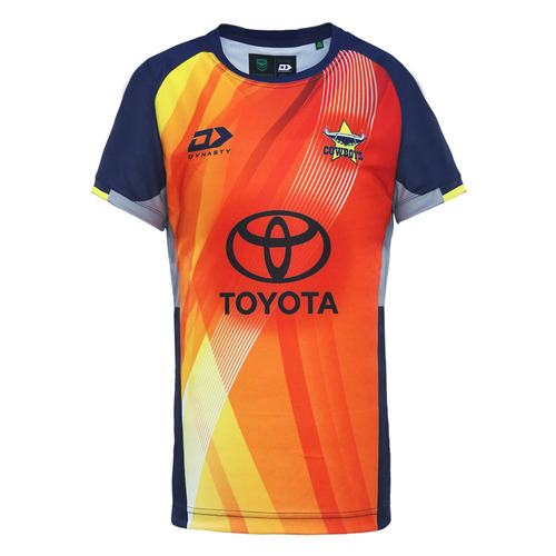 North Qld Cowboys Dynasty Warm Up Shirt Kids Sizes 4-16! T4