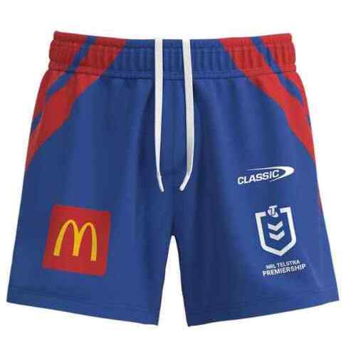 Newcastle Knights NRL Classic Home Shorts Sizes M-2XL! T3