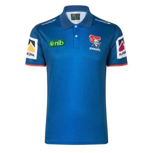 Newcastle Knights NRL Media Polo Sizes S-7XL! T3