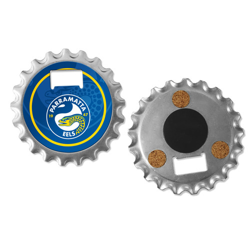 Parramatta Eels NRL 3 in 1 Magnetic Bottle Opener Coaster