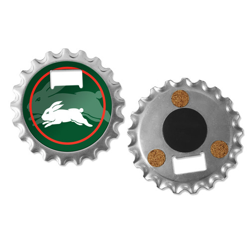 South Sydney Rabbitohs NRL 3 in 1 Magnetic Bottle Opener Coaster