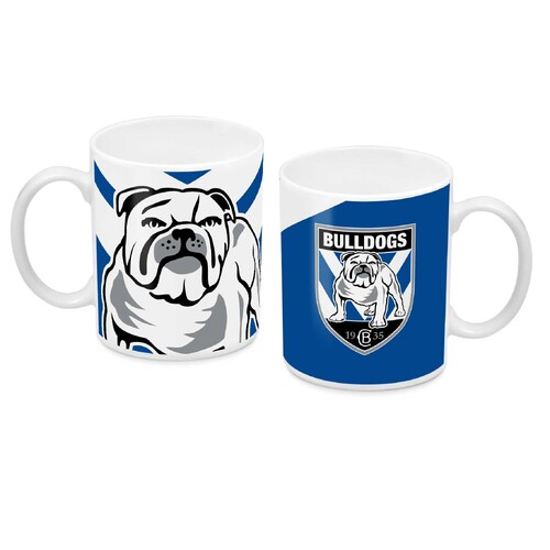 Canterbury Bulldogs NRL Gift Team Logo Ceramic Coffee Cup Mug T4!