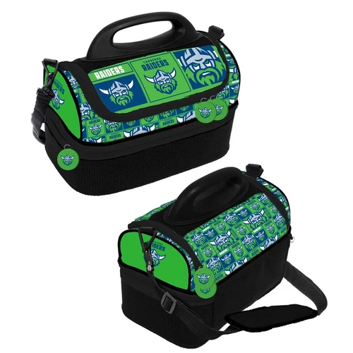 Canberra Raiders NRL Insulated Lunch Print Dome Cooler Bag Lunch Box !
