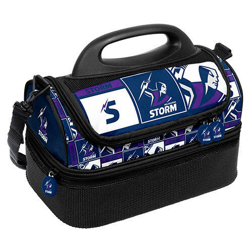 Melbourne Storm NRL Insulated Lunch Print Dome Cooler Bag Lunch Box 