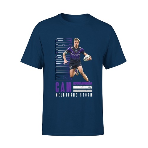 Cam Munster Melbourne Storm NRL Player Tee Shirt Size S-5XL! 