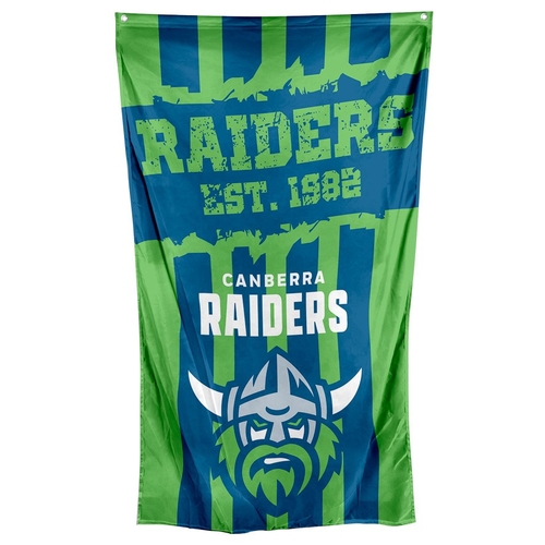 Canberra Raiders NRL Cape Wall Flag 90 by 150cm (NO STICK/POLE)