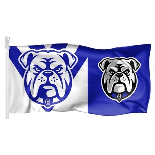 Canterbury Bankstown Bulldogs NRL Flag Pole Flag 90 cm by 180cm!  NEW LOGO