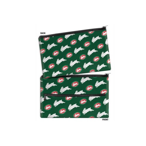 South Syd Rabbitohs NRL Team Retro Logo Large Pencil Case!!
