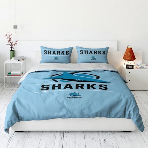 Cronulla Sharks NRL Team Double Quilt Cover Set!