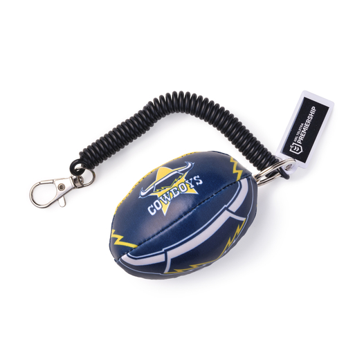 North Queensland Cowboys NRL Bungee Ball Keyring!