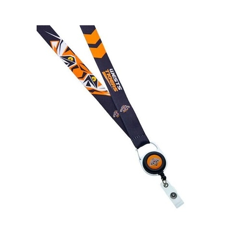 Wests Tigers Official NRL Retractable Keyring Neck Lanyard!
