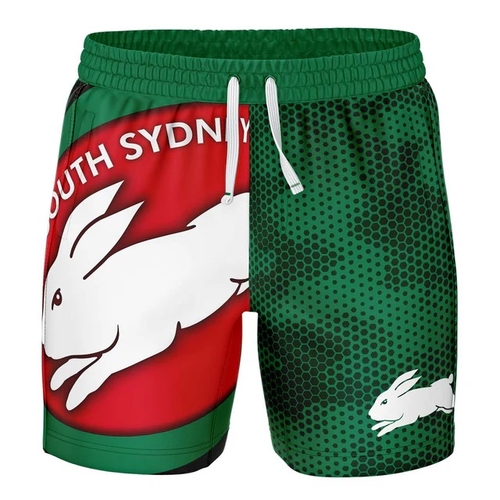 South Sydney Rabbitohs NRL 'Big Shot' Volley Shorts Sizes Sizes S-5XL!