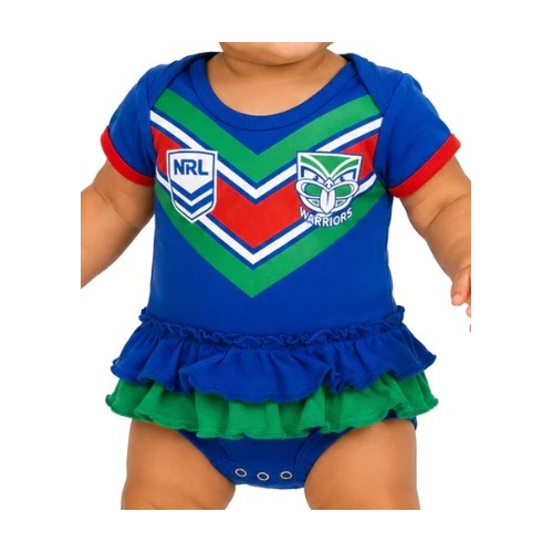 New Zealand Warriors NRL Girls Footysuit Infants Sizes 000-1!