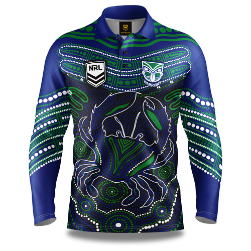 New Zealand Warriors NRL 'Karumba' Fishing Shirt Adult Sizes S-5XL!
